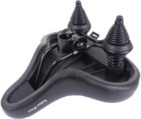 Edge Fietszadel Urban XL Wave Zwart