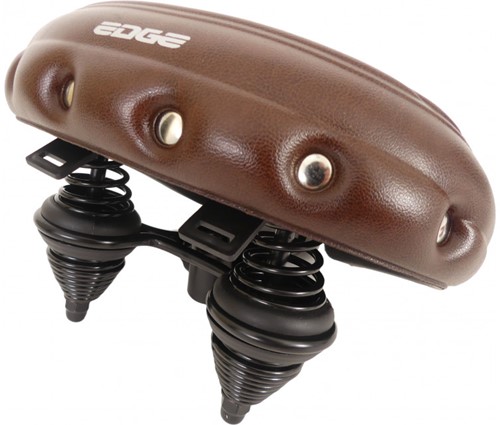 Edge Fiets zadel Urban XL Wave Bruin