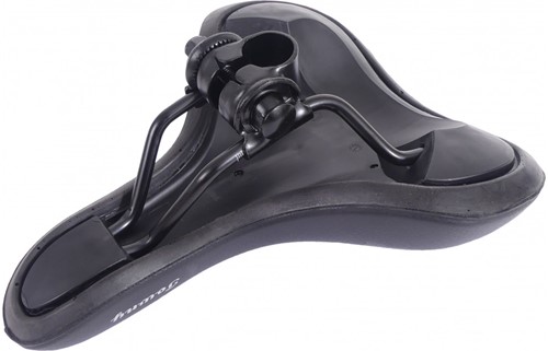 Edge Fietszadel Owny Zwart Memoryfoam
