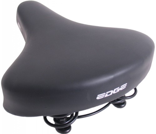 Edge Fiets zadel City Eco Zwart
