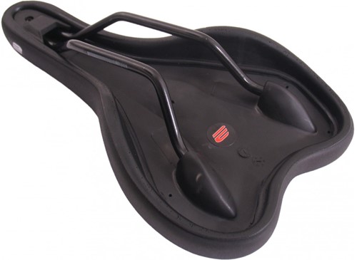 Edge Fietszadel Sporty Universeel Sportief Zwart