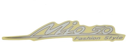 Sticker woord sym mio fashion style (zijscherm) p.stuk