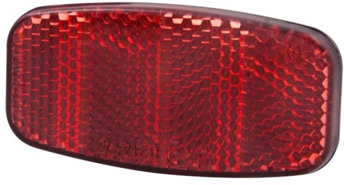 Fiets Achterdrager reflector Spanninga ovaal - rood