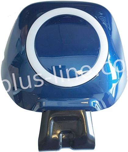 Rugsteun Luxe NIU N1s Met Led verlichting [Glans Blauw]