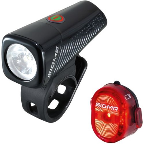 Fiets Verlichtingset Sigma Buster 150 USB + Nugget II