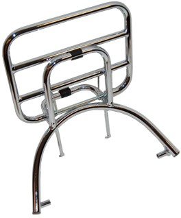 Achterdrager Sym Mio 50 Klapdrager (Chroom)