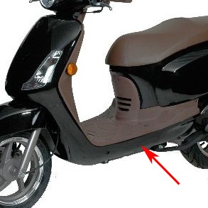 zijskirt sym fiddle zwart links 83620-ala-a00-kg