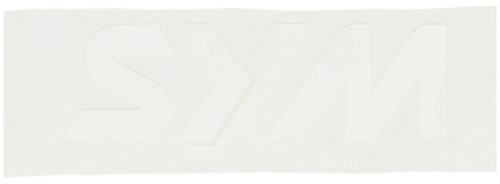 sticker sym onderspoiler sym fiddle wit origineel 87170-aka-a00-t1