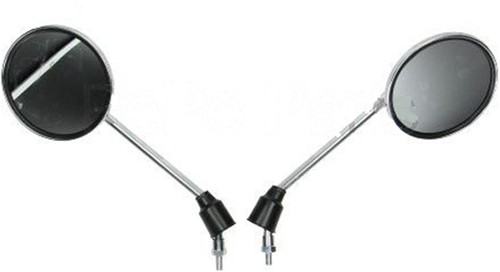 Spiegel Set Sym Fiddle / Sym Tonik (M8 Schroefdraad) Chroom