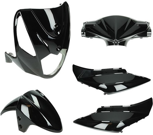 Kappenset Zwart Sym Orbit 1 / Sym Orbit 2 / Sym Xpro 5 Delig Dmp
