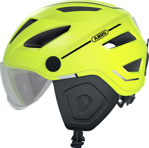Helm ABUS Urban Pedelec 2.0 ACE voor snorfiets & Speed Pedelec NTA-8776 gekeurd - Signal Yellow - met achterlicht