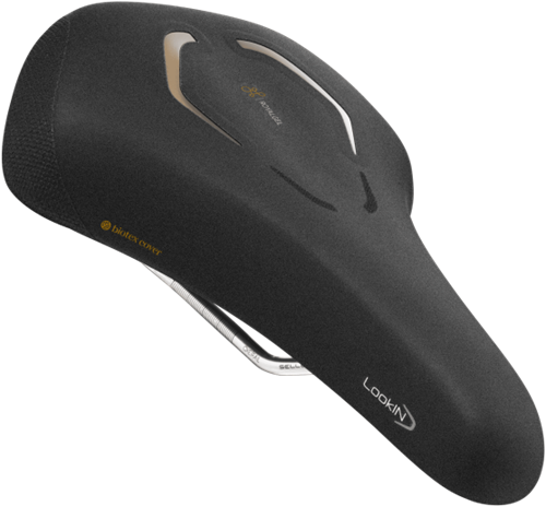 Fietszadel Selle Royal Lookin Evo Athletic - All Journeys - zwart