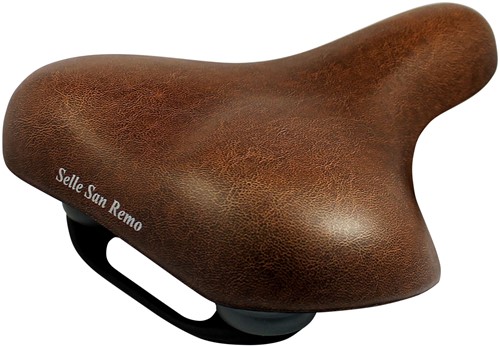 Fiets zadel San Remo 3580 Vienna Bruin City Trekking met Handgreep