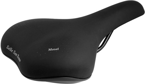 Fiets zadel Sella San Remo 3200 Donau Heren Zwart