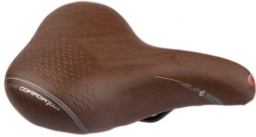 Fiets Zadel Selle Bassano Volare XL - bruin
