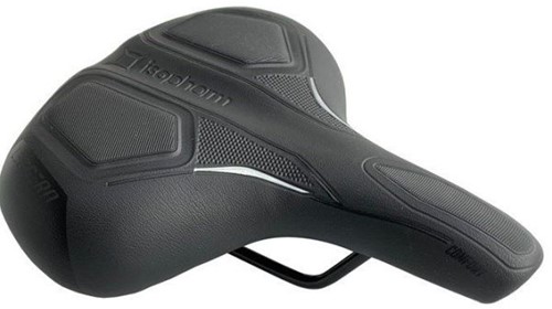 Fiets Zadel Selle Bassano Leggera Isophorm City - zwart