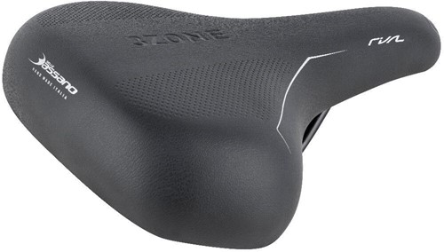 Fiets Zadel Selle Bassano Rivale 3zone City - Zwart