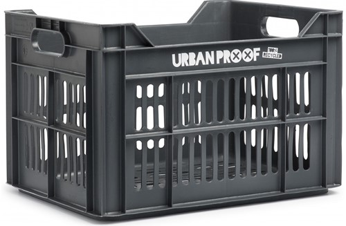 Gerecyclede Fietskrat Urban Proof 30 liter 40 x 30 x 25cm AS Grijs