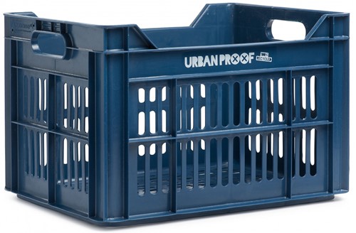 Gerecyclede Fietskrat Urban Proof 30 liter 40 x 30 x 25cm Donker Blauw