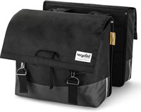 Gerecyclede dubbele fietstas Urban Proof 40 liter - zwart/grijs