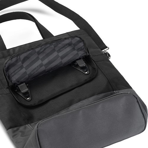 Gerecyclede shopper fietstas Urban Proof 20 liter - zwart/grijs-2