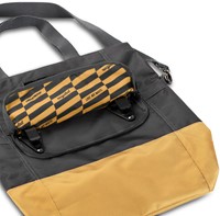 Gerecyclede shopper fietstas Urban Proof 20 liter - grijs/geel-2