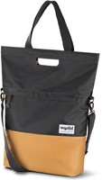 Gerecyclede shopper fietstas Urban Proof 20 liter - grijs/geel