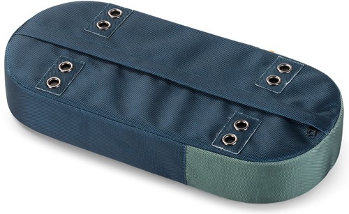 Gerecylede bagagedragerkussen Urban Proof 37,5 x 17 x 7 cm - blauw/groen-2