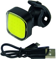 Fiets Koplamp LED Urban Proof High Power vierkant - USB oplaadbaar