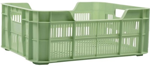 Fiets Urban Proof Gerecyclede fietskrat Helsinki 11 liter - Zacht Groen