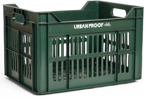 Gerecyclede fietskrat Urban Proof 30 liter 40 x 30 x 25cm - Forest Green