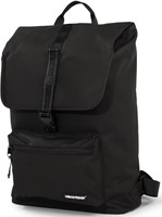 Gerecyclede shopper fietstas Urban Proof Rolltop Backpack 20 liter 34 x 13 x 46 cm - zwart
