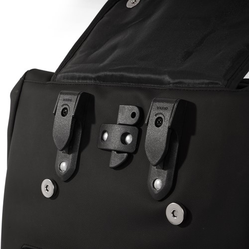 Gerecyclede shopper fietstas Urban Proof Rolltop Backpack 20 liter 34 x 13 x 46 cm - zwart-3