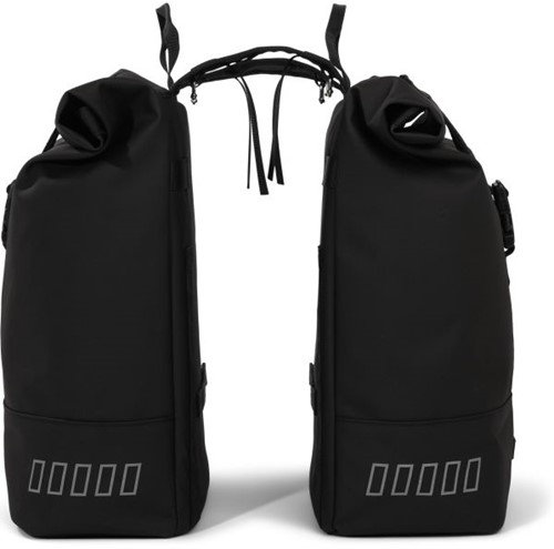 Fiets Gerecyclede dubbele fietstas Urban Proof Rolltop 38 liter 30 x 15 x 42 cm - zwart-2