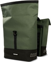 Fiets Gerecyclede dubbele fietstas Urban Proof Rolltop 38 liter 30 x 15 x 42 cm - groen-3