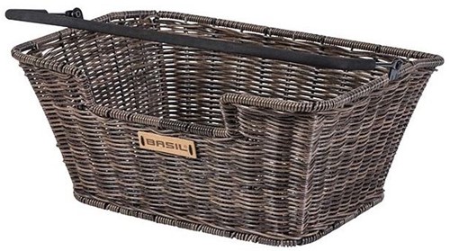 Fietsmand Basil Capri Rattan Look 42 x 32 x 20 cm - Nature Brown