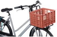Gerecyclede fietskrat Basil Crate M 29.5 liter 35 x 45 x 25 cm - terra red-2