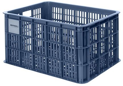 Gerecyclede fietskrat Basil Crate L 40.0 liter 39 x 49 x 26 cm - bluestone