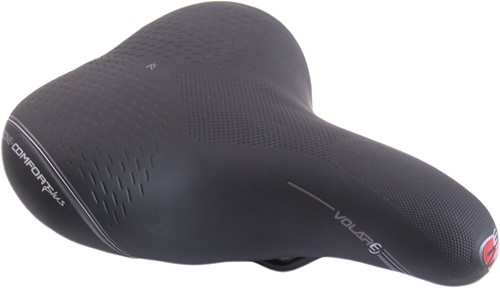 Fiets Zadel Selle Bassano Volare XL Zwart