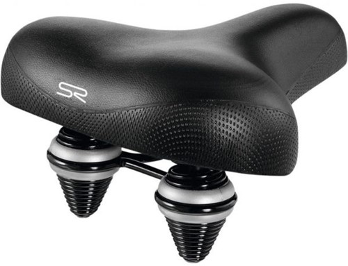 Fiets zadel Selle Royal City Classic Relaxed - zwart