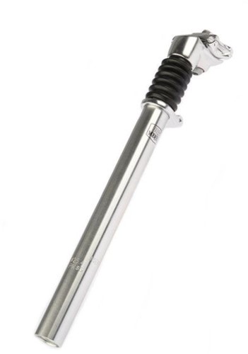 Fiets Zadelpen verend Post Moderne Cushy-St ø25.4 mm / 300 mm - zilver