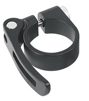 Fiets Zadelpenklem Ergotec SCQ-080 ø28.6 aluminium met snelspanner - zwart