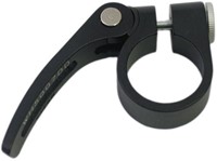 Fiets Zadelpenklem Ergotec SCQ-080 ø28.6 aluminium met snelspanner - zwart-2