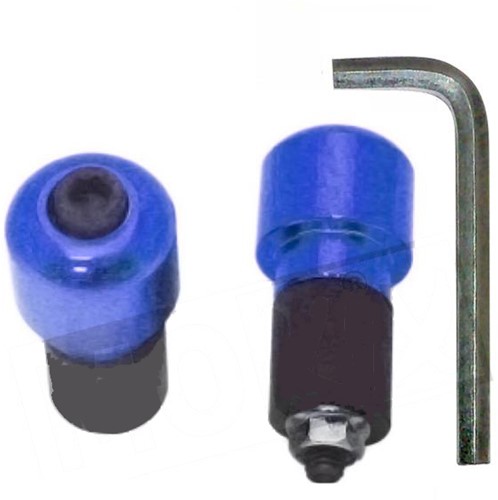 stuurbalansgewicht rond scooter blauw