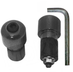 stuurbalansgewicht set rond scooter carbon