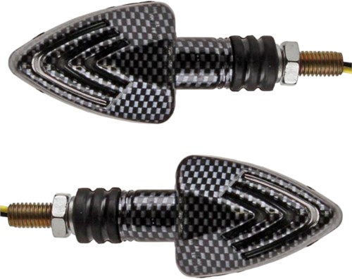 Knipperlicht Set Led M8 Boost Derbi Senda / Derbi Gpr 50 / Aprilia RS 50 / Aprilia SX 50 / Universeel Scooter / Bromfiets / Motorfiets-2