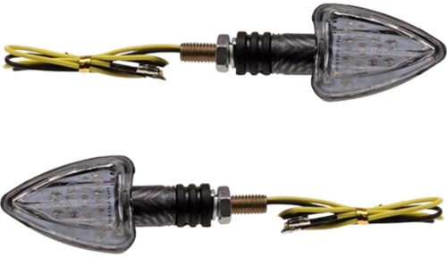 Knipperlicht Set Led M8 Boost Derbi Senda / Derbi Gpr 50 / Aprilia RS 50 / Aprilia SX 50 / Universeel Scooter / Bromfiets / Motorfiets
