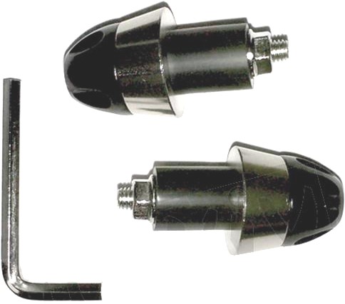 stuurbalansgewicht twin scooter titanium / zwart