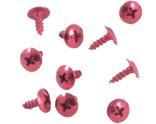 parkerset beplating maat 4x12mm 10 sets rood