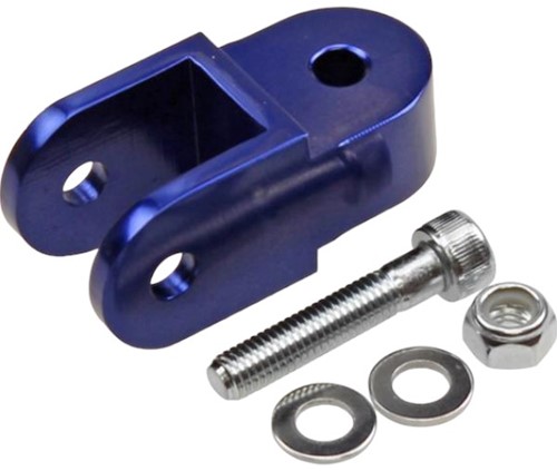 Schokbrekerverlenger Blauw Aprilia / AGM / Beta / BTC / CPi / Iva / Kymco / Keeway / Malaguti / Mbk / Peugeot / Sym / Yamaha - Lengte 40mm